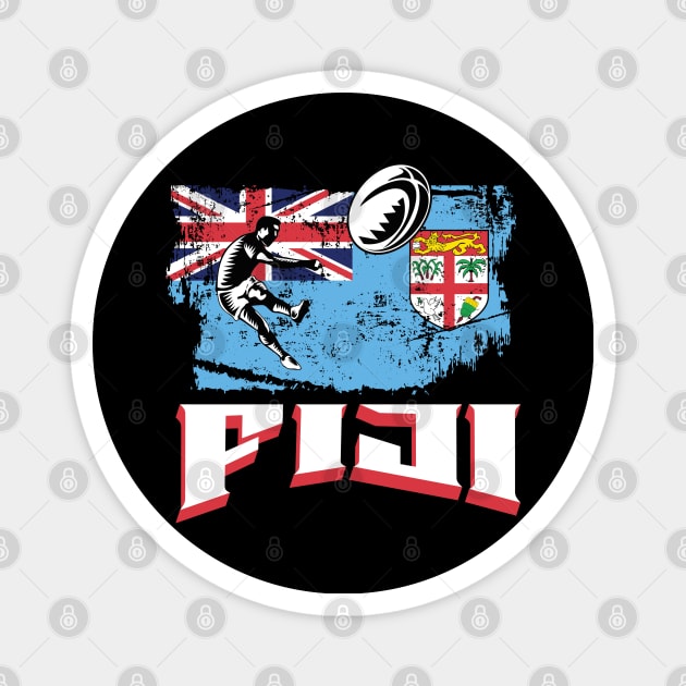 Rugby Fiji Magnet by EndStrong